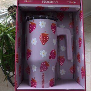 HYDRAPEAK 25oz Voyager with Sip and Straw Lid (Brand new and never open/used)